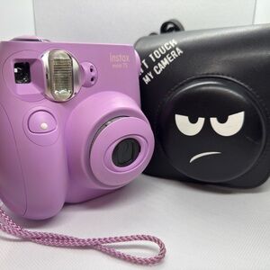 Instax Mini 7S Purple Camera with Case